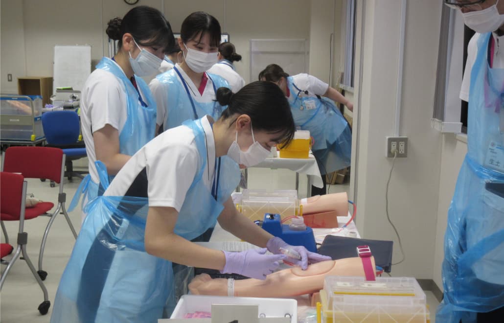 入職時技術演習（採血）